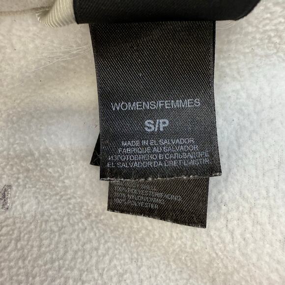 The North Face Fleece Jacket Women's Size S/P White Grey Casual Outerwear Preppy - Picture 8 of 14